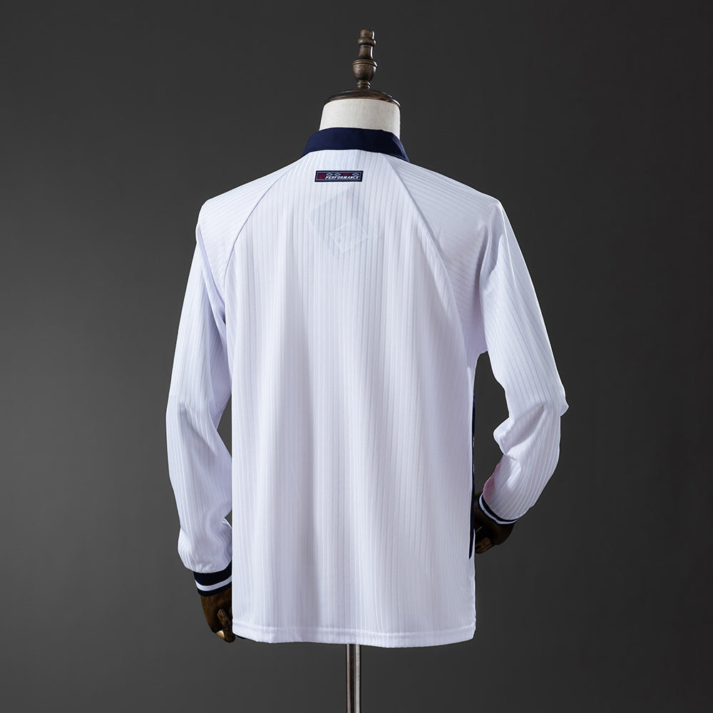 Maillot Rétro Manches Longues Angleterre Domicile 1998-1999
