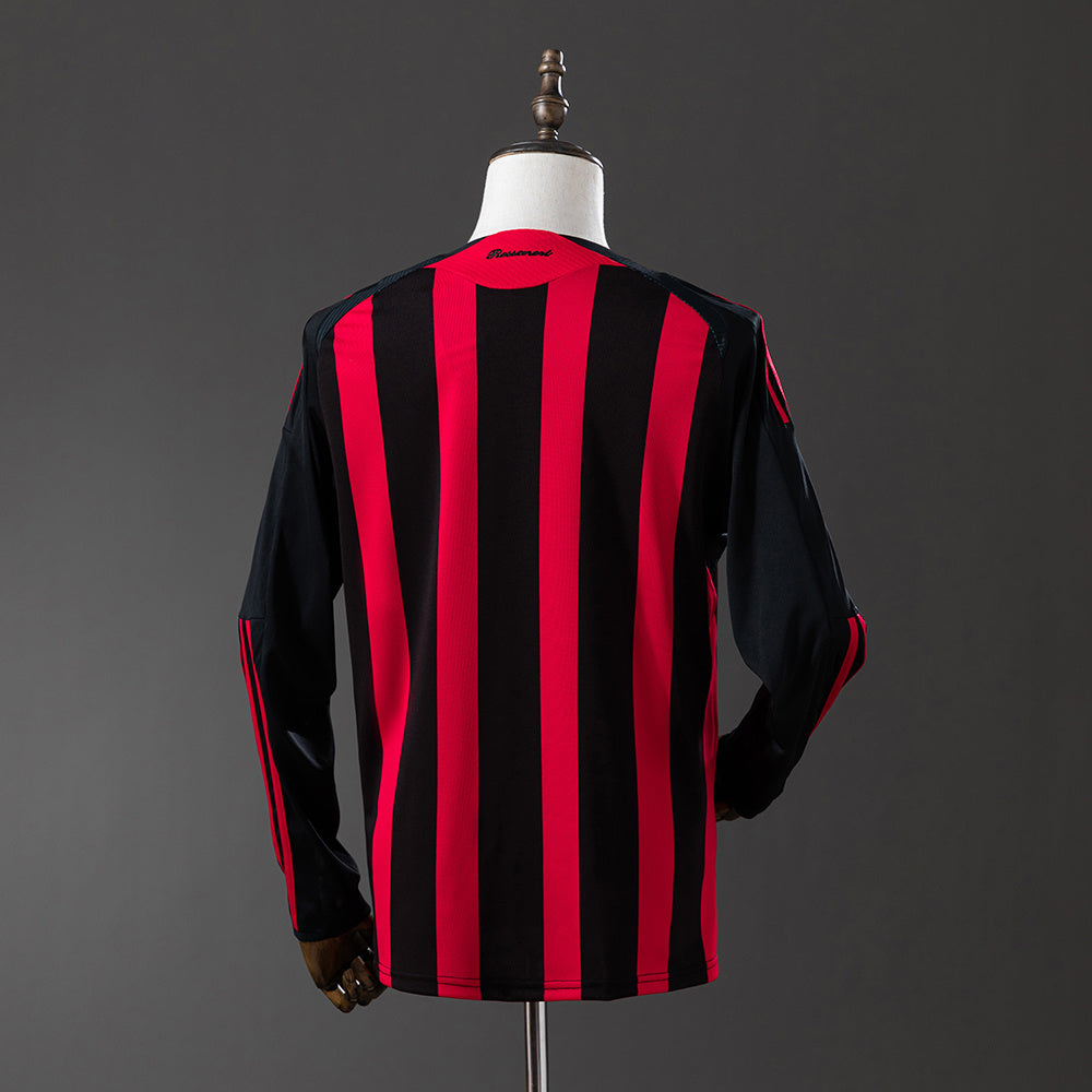 Maillot Rétro Manches Longues AC Milan Domicile 2008-2009