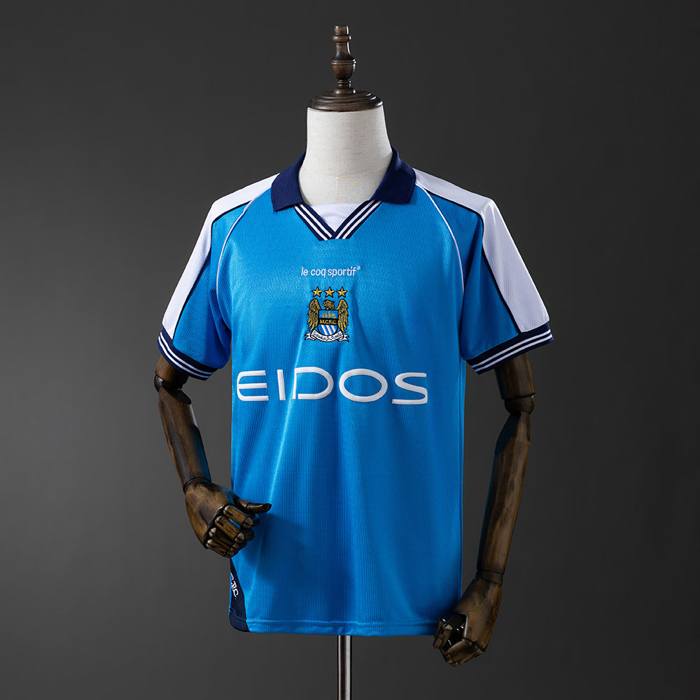 Maillot Rétro Manchester City Domicile 1999-2001