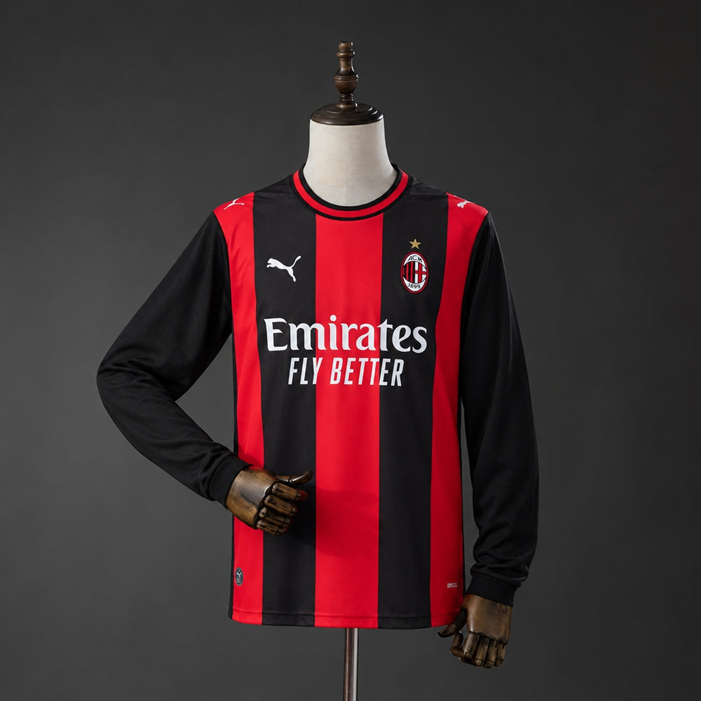 Maillot AC Milan Domicile Manches Longues 2026-2027