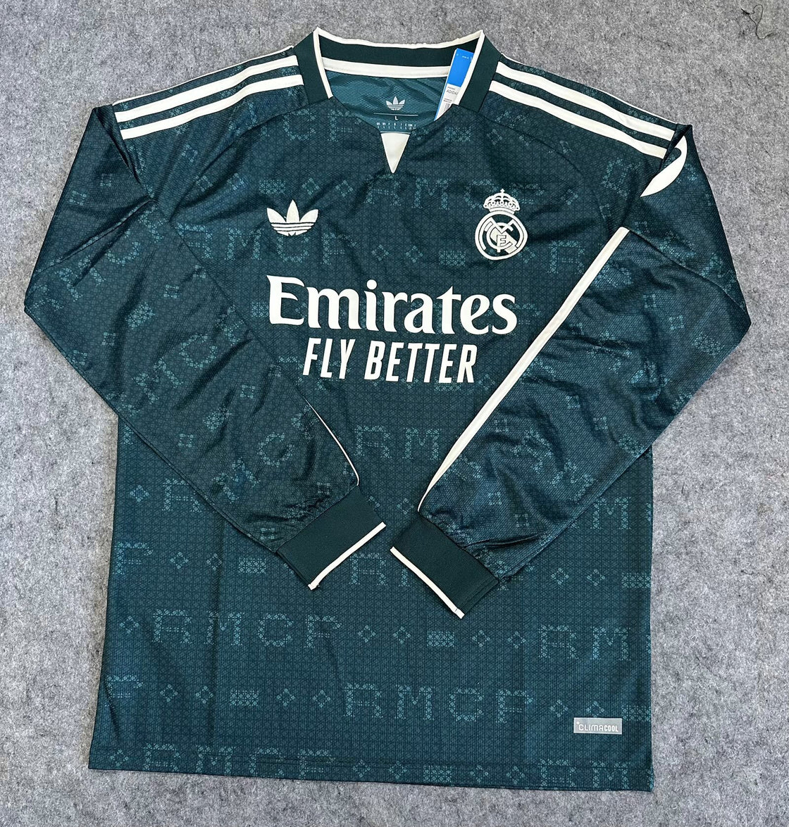 Maillot Real Madrid Extérieur Manches Longues 2026-2027
