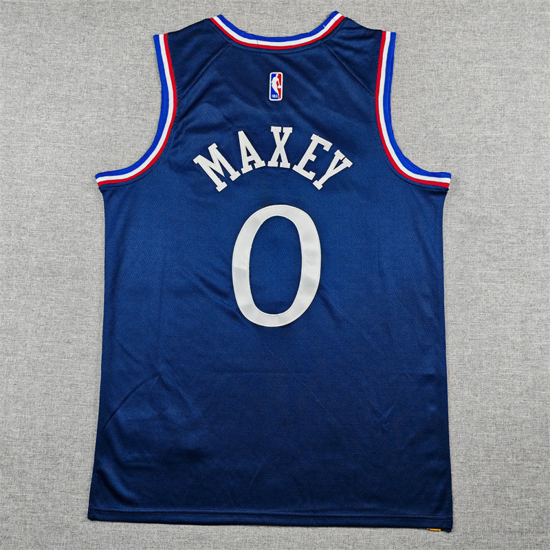 Maillot Philadelphia 76ers Tyrese Maxey 2025-2026
