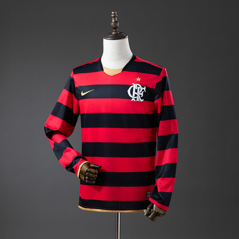 Maillot Rétro Manches Longues Flamengo Domicile 2008-2009