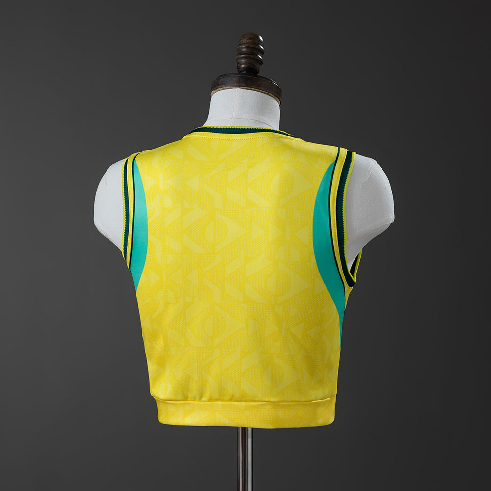 Maillot Brésil Crop Top 2025-2026