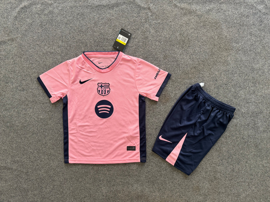 Kit Enfant FC Barcelone Édition Spéciale Rose 2025-2026