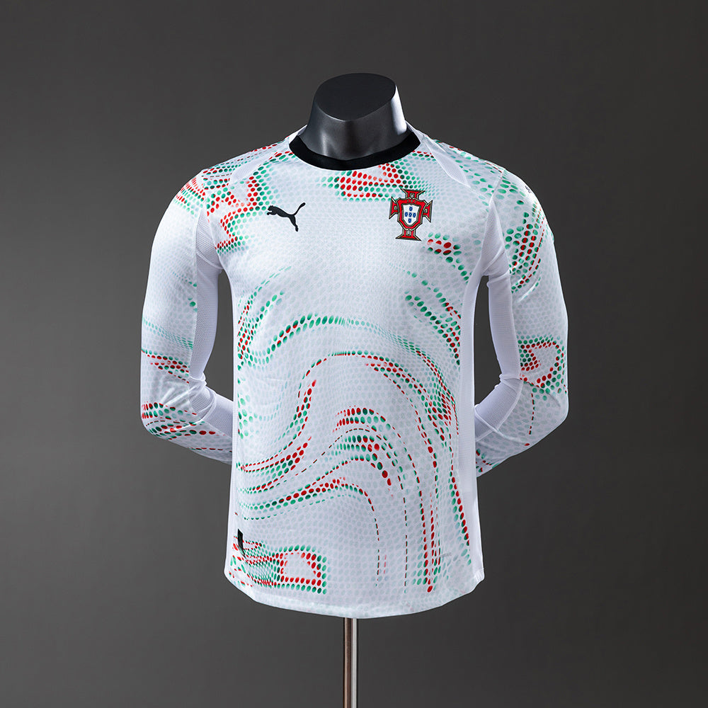 Maillot Rétro Manches Longues Portugal Extérieur 2025-2026