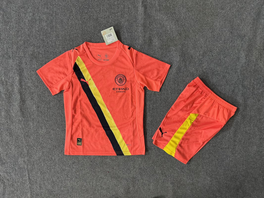 Kit Enfant Manchester City Édition Spéciale Neon Sun 2025-2026