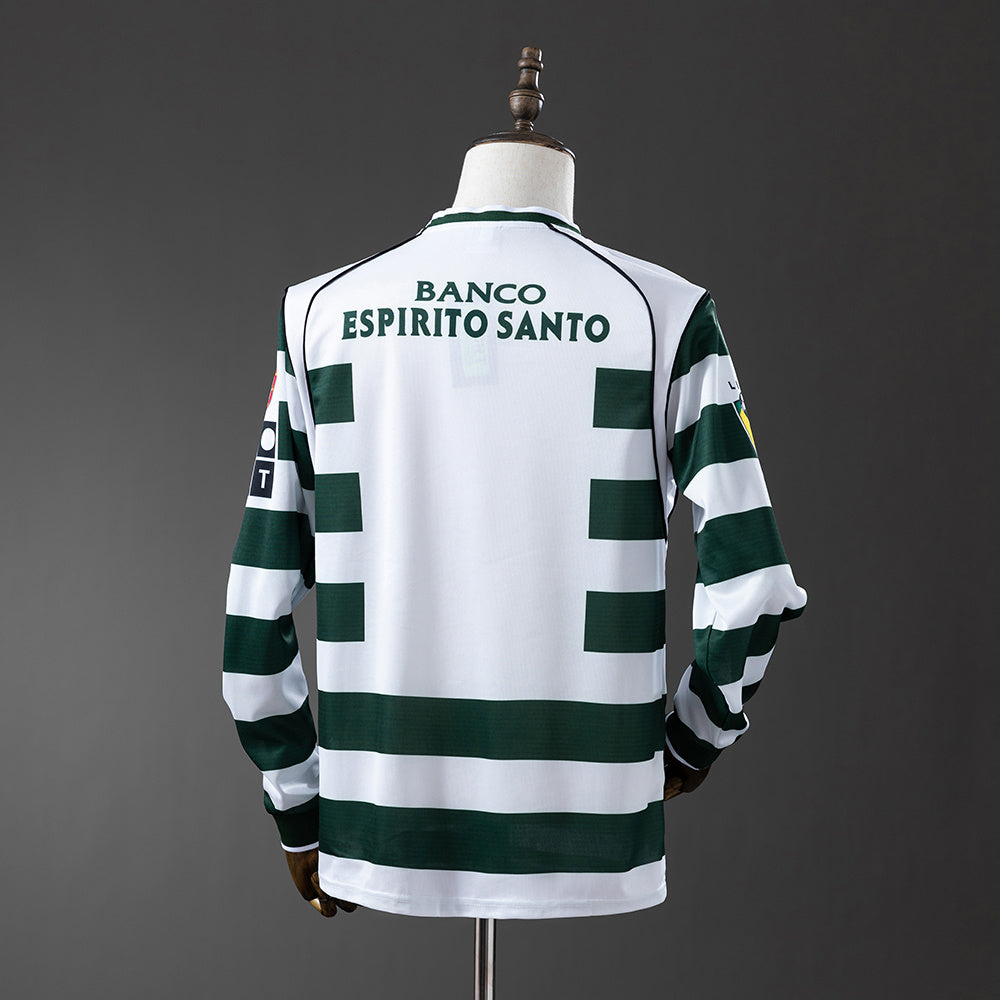 Maillot Rétro Manches Longues Sporting CP Domicile 2001-2002