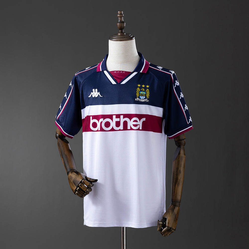Maillot Rétro Manchester City Extérieur 1997-1998