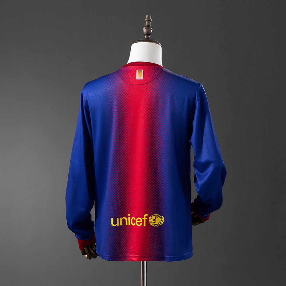 Maillot Rétro Manches Longues FC Barcelone Domicile 2012-2013