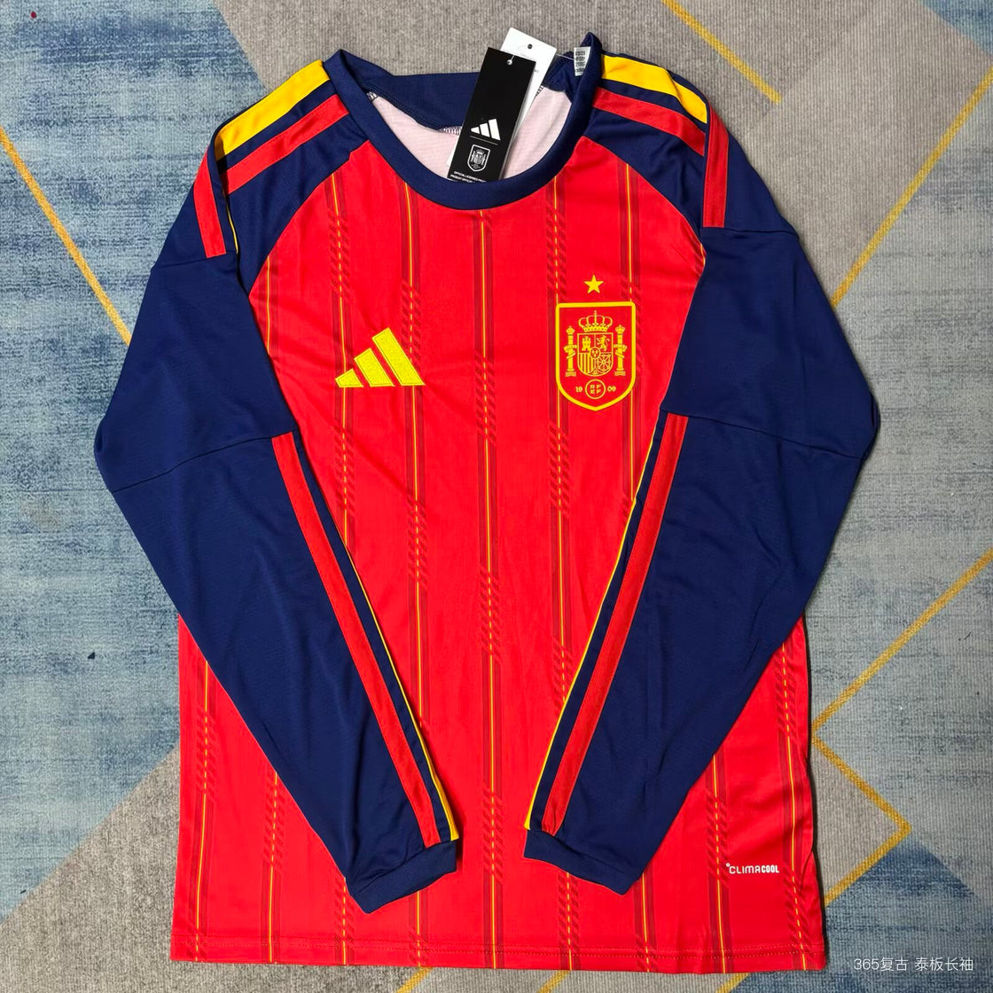 Maillot Espagne Domicile Manches Longues 2026-2027