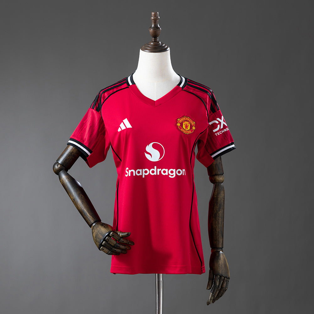 Maillot Manchester United Domicile Femme 2025-2026