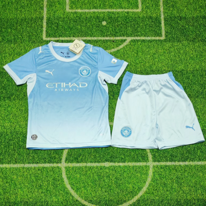 Kit Enfant Manchester City Domicile 2025-2026