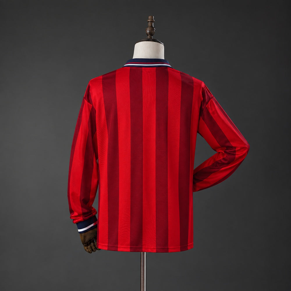 Maillot Rétro Manches Longues Angleterre Extérieur 1998-1999