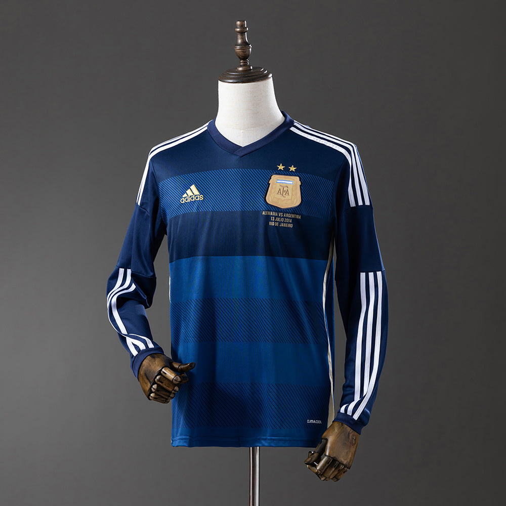 Maillot Rétro Manches Longues Argentine Extérieur 2014-2015