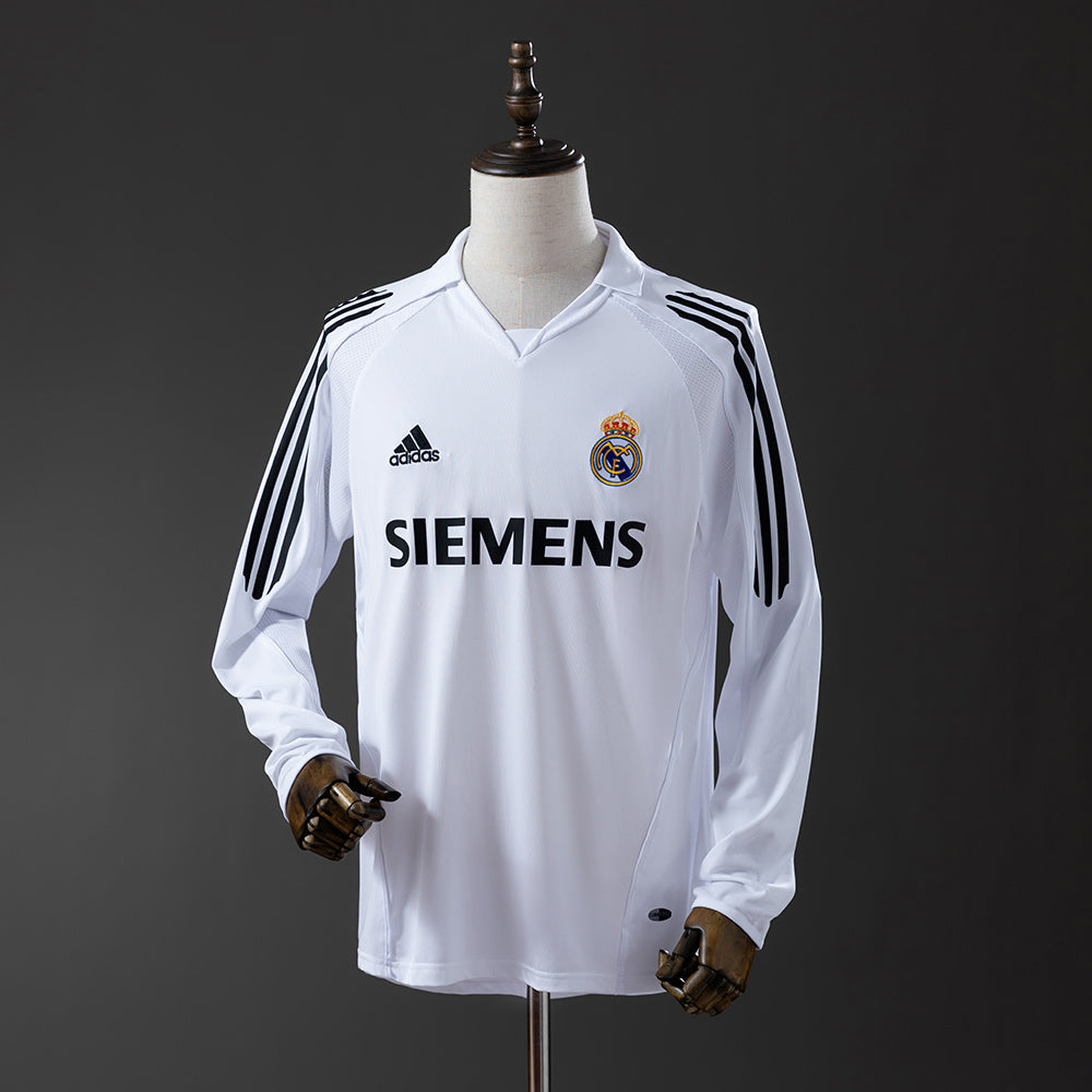 Maillot Rétro Manches Longues Real Madrid Domicile 2005-2006
