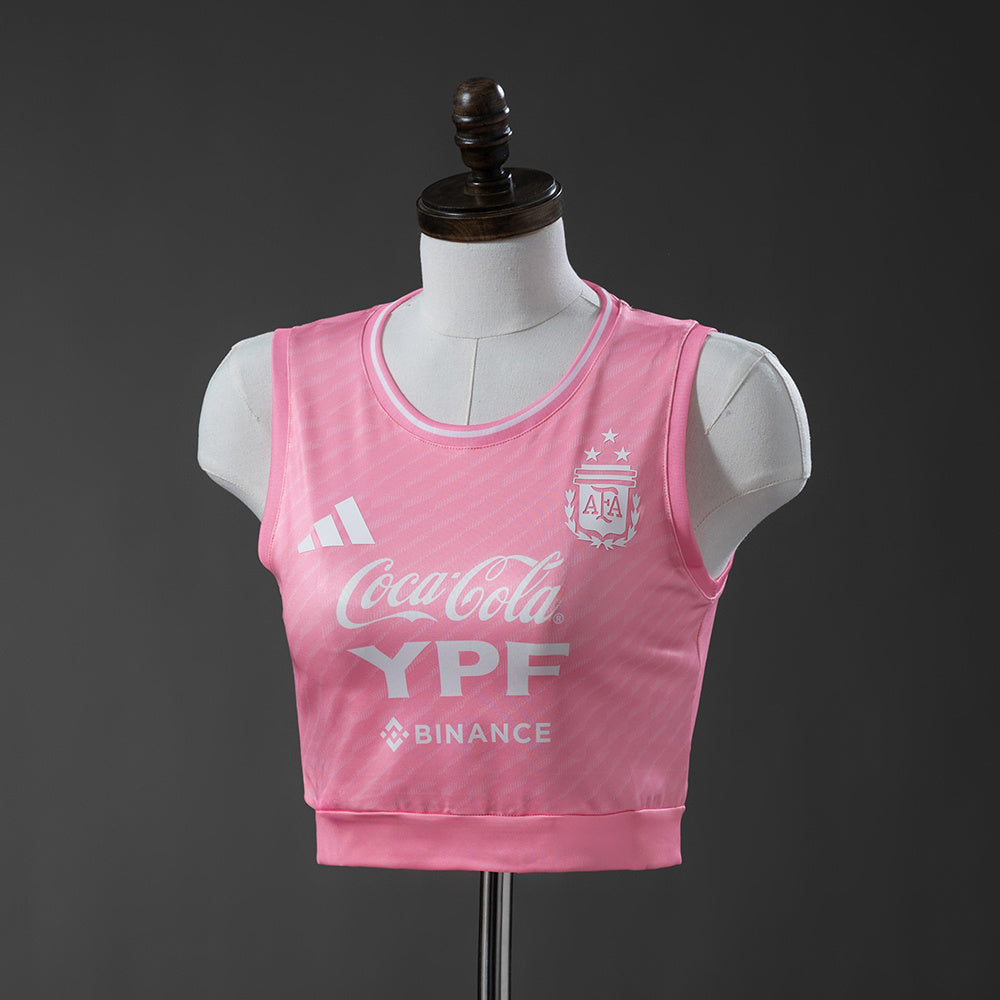 Maillot Argentine Crop Top 2025-2026