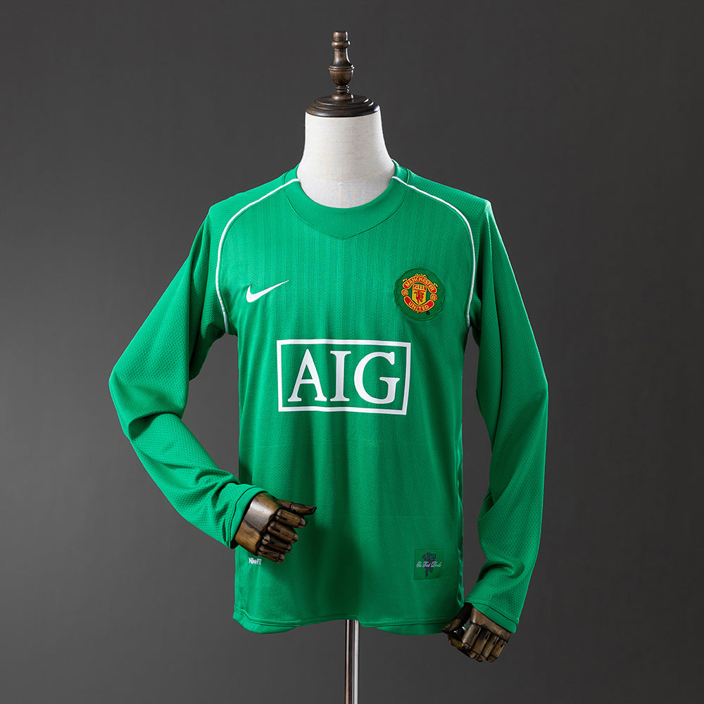 Maillot Rétro Manches Longues Manchester United Gardien 2007-2008