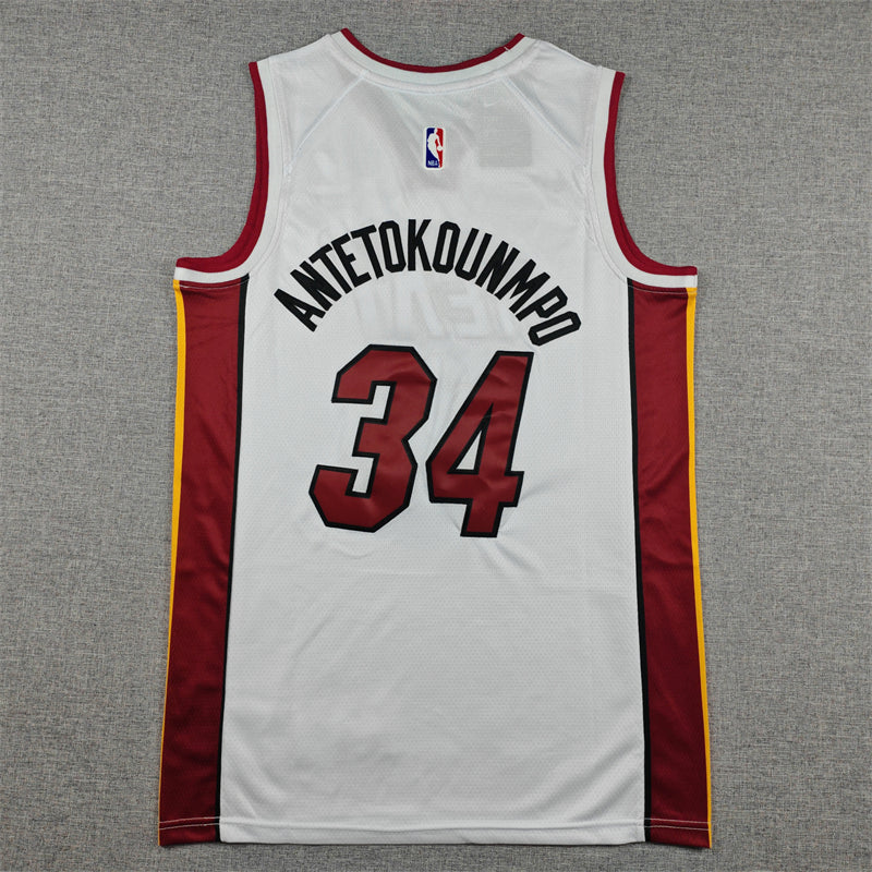 Maillot Miami Heat Giannis Antetokounmpo 2024-2025