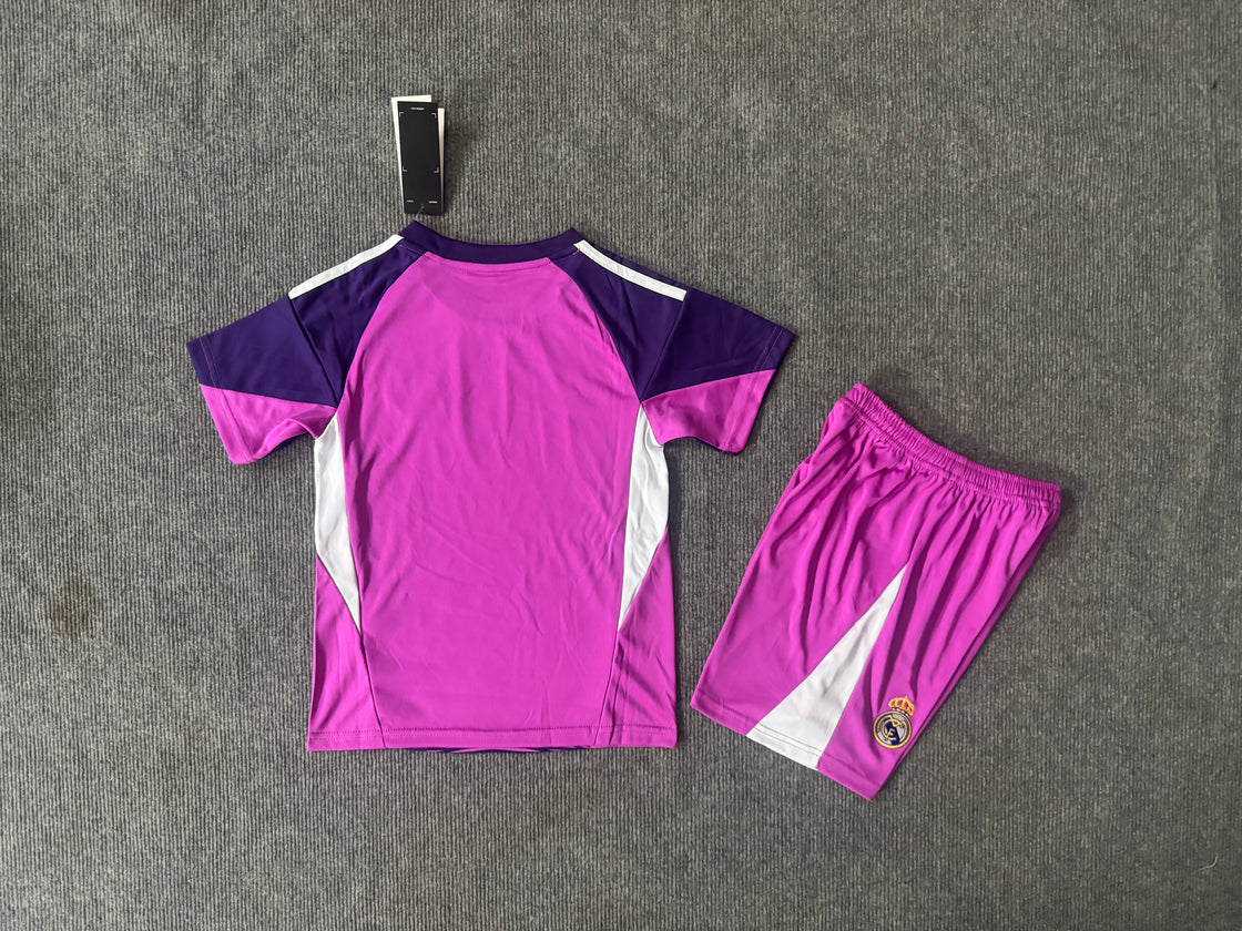 Kit Enfant Real Madrid Gardien Violet 2025-2026