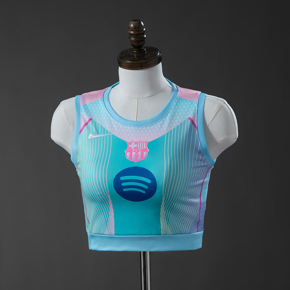 Maillot FC Barcelone Crop Top 2025-2026