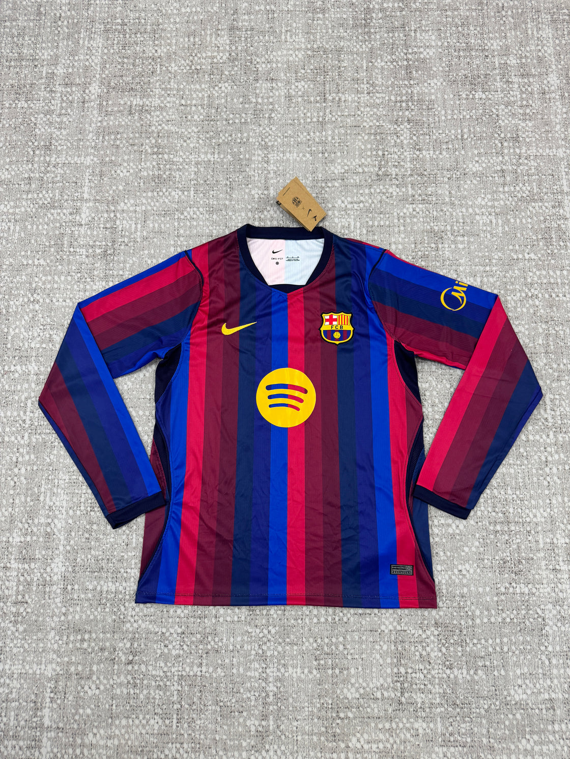 Maillot FC Barcelone Domicile Manches Longues 2025-2026