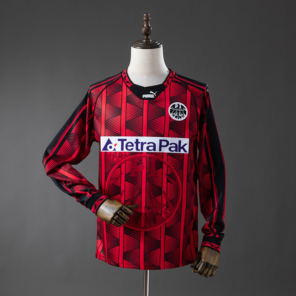 Maillot Rétro Manches Longues Eintracht Frankfurt Domicile 1995-1996