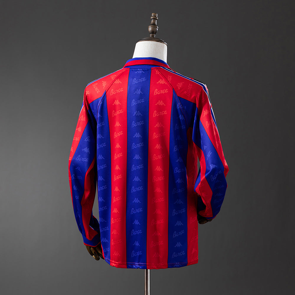 Maillot Rétro Manches Longues FC Barcelone Domicile 1996-1997
