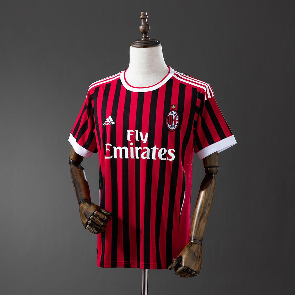 Maillot Rétro AC Milan Domicile 2011-2012