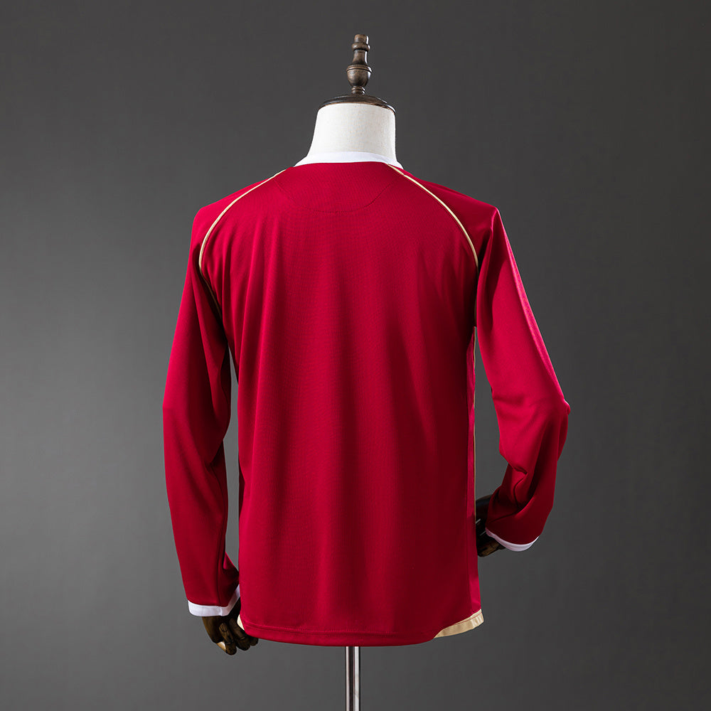 Maillot Rétro Manches Longues Manchester United Domicile 2006-2007