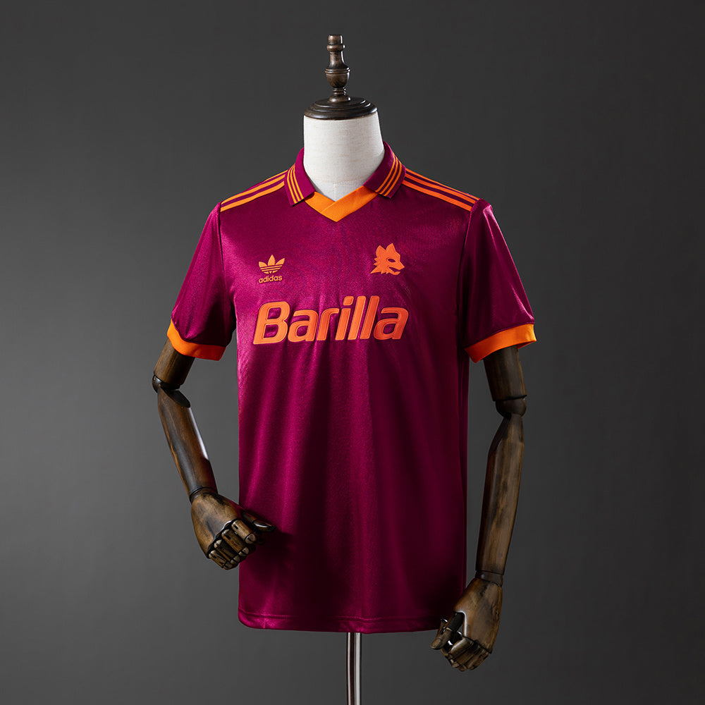 Maillot Rétro AS Roma Domicile 1992-1993