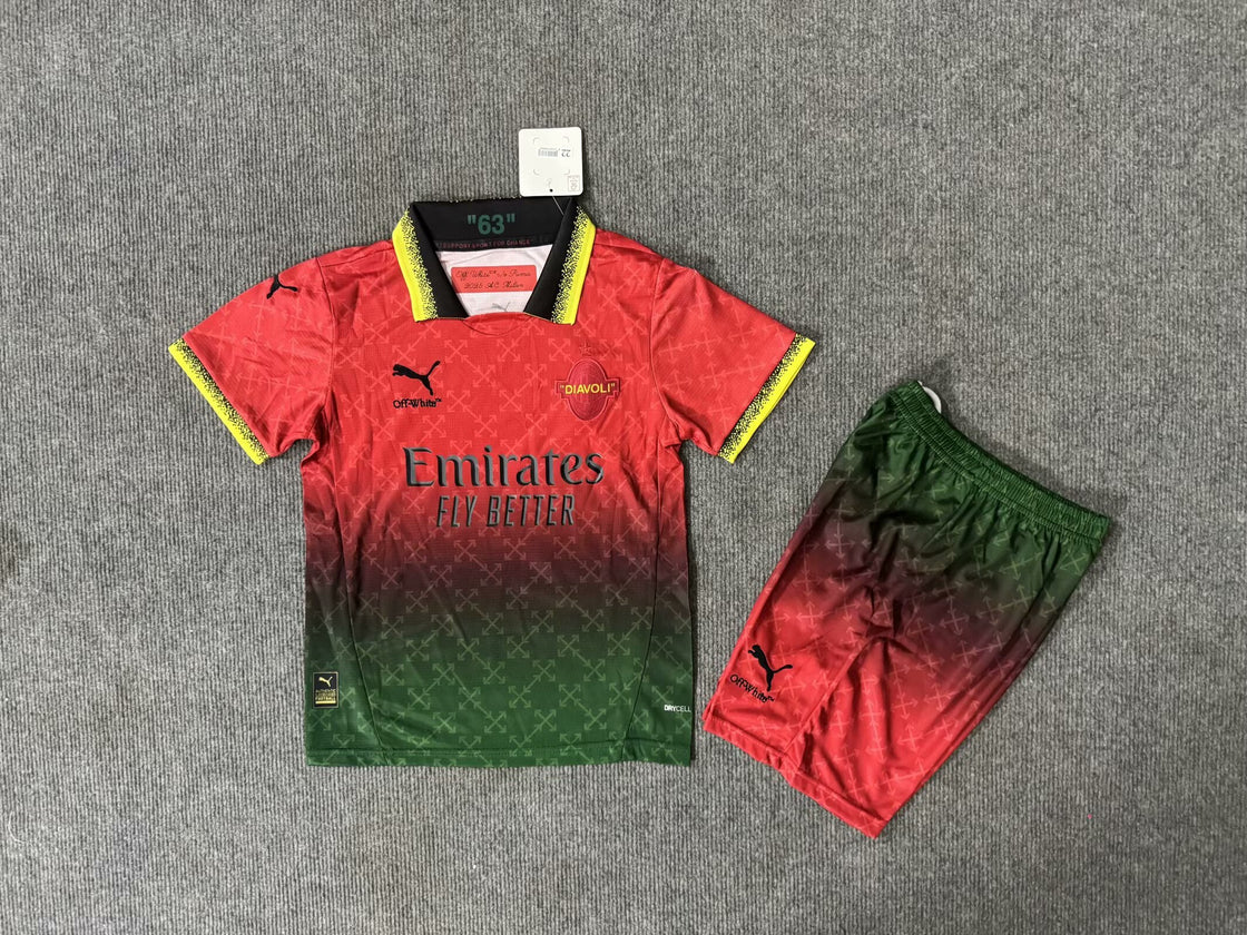 Kit Enfant AC Milan Fourth 2024-2025