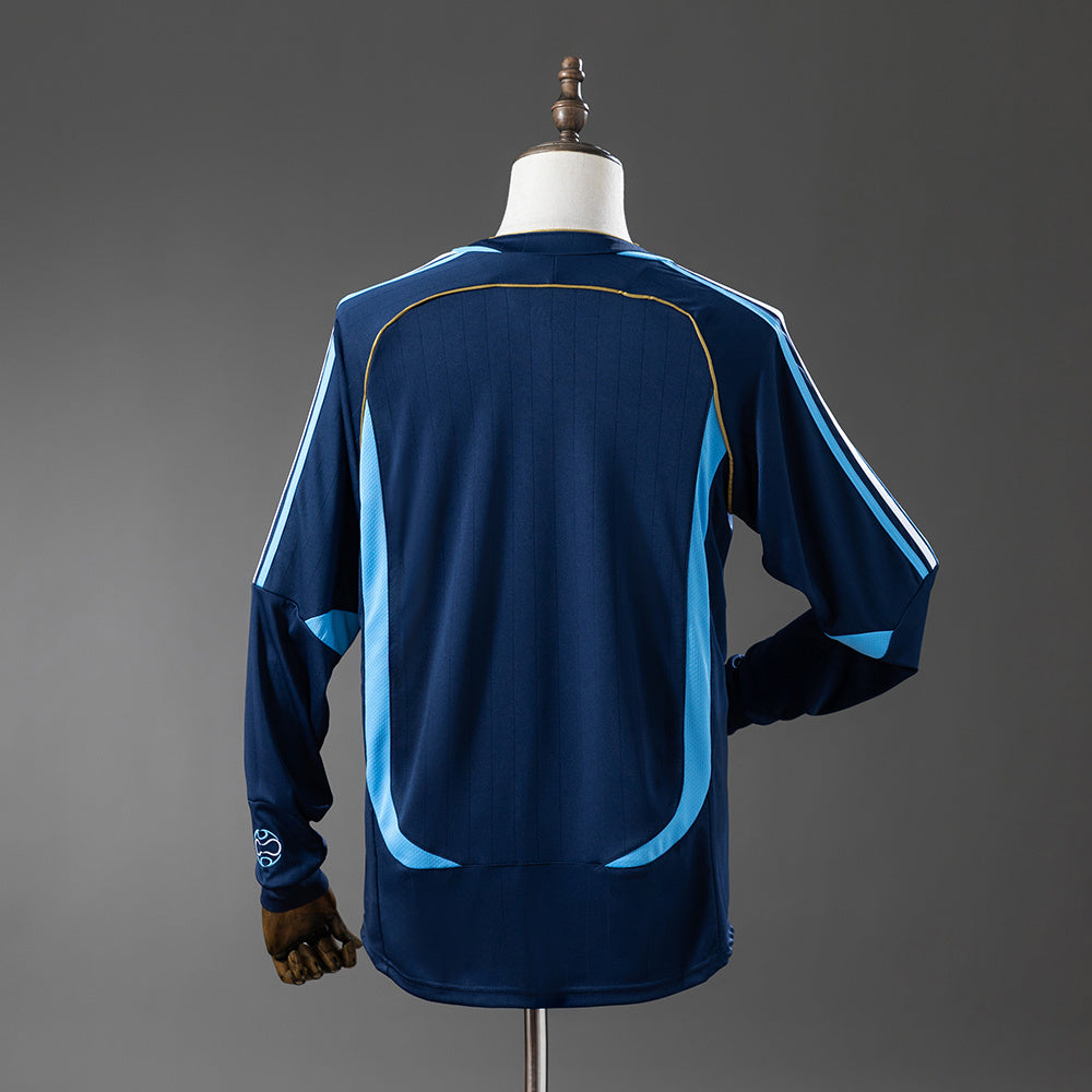 Maillot Rétro Manches Longues Argentine Extérieur 2006-2007