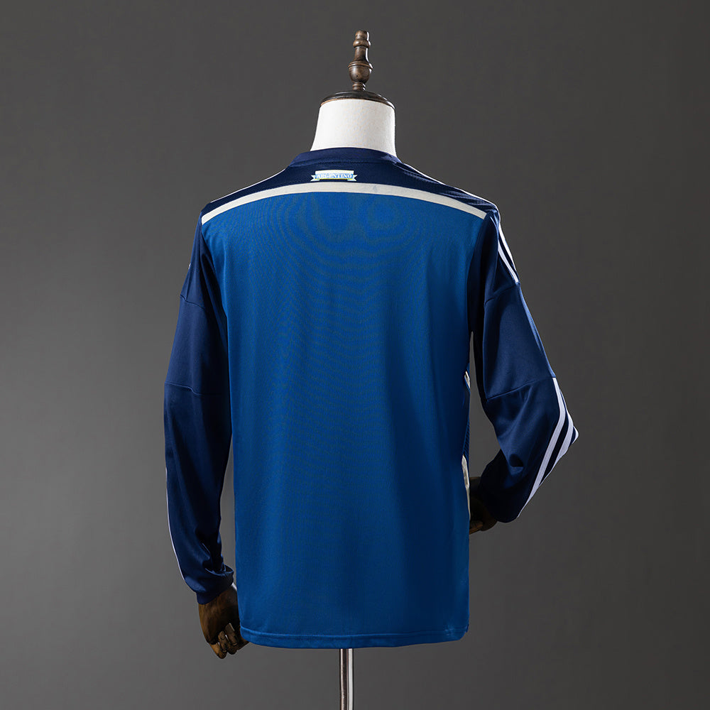 Maillot Rétro Manches Longues Argentine Extérieur 2014-2015