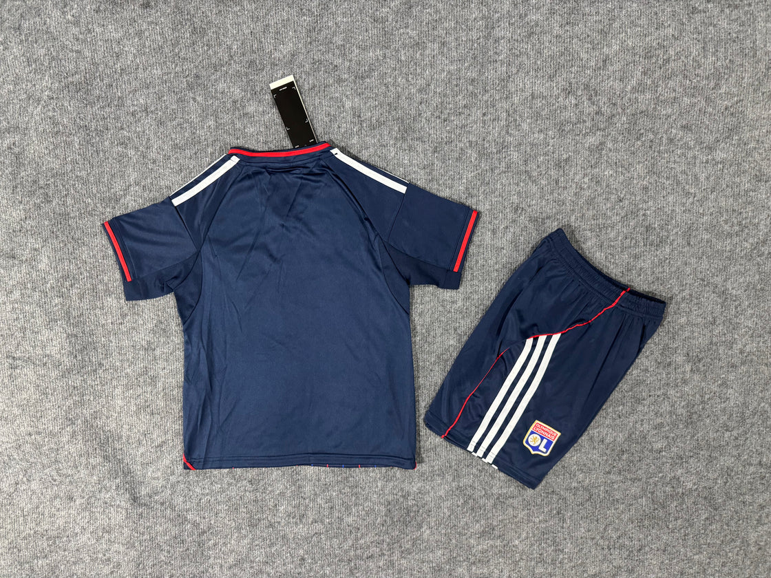 Kit Enfant Olympique Lyonnais Extérieur 2025-2026