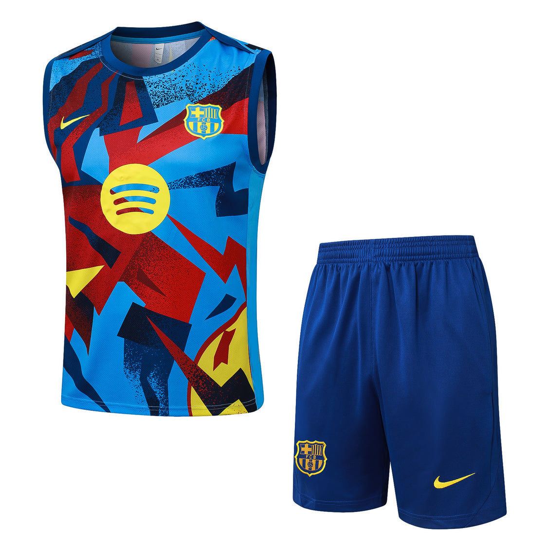 Kit Training FC Barcelone Sans Manches 2025-2026