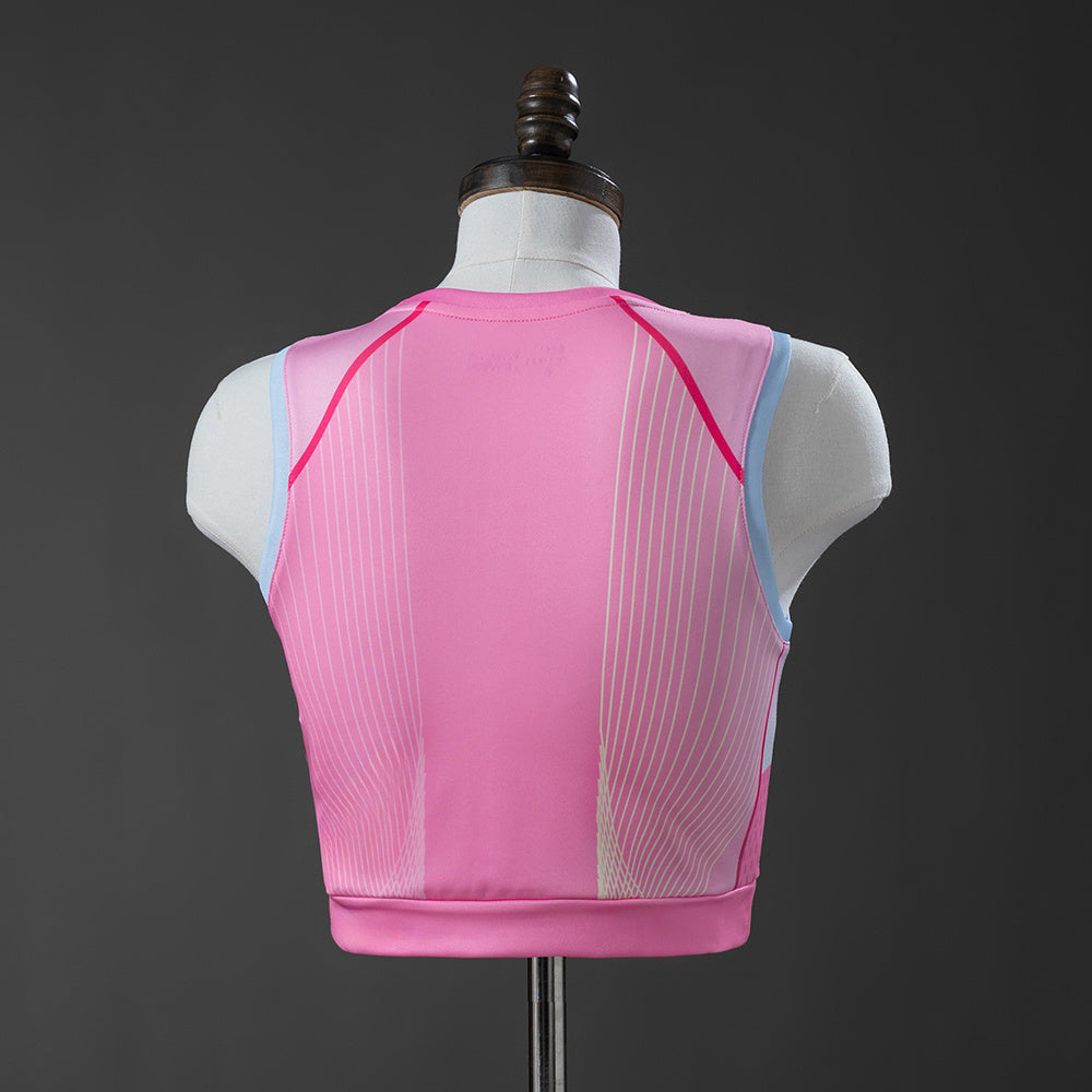 Maillot FC Barcelone Concept Rose Crop Top Féminin Sans Manches 2025-2026